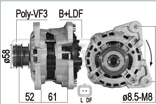 Wilmink Group WG2011447 - Генератор autospares.lv