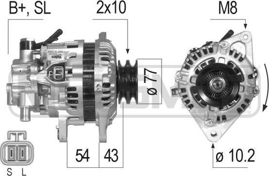 Wilmink Group WG2011544 - Генератор autospares.lv