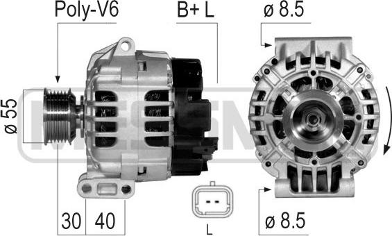 Wilmink Group WG2011577 - Генератор autospares.lv