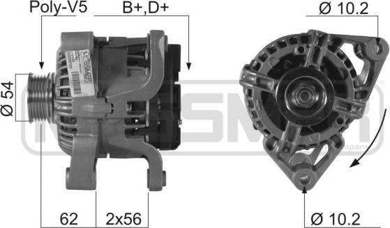 Wilmink Group WG2011640 - Генератор autospares.lv