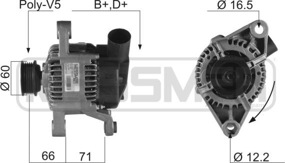 Wilmink Group WG2011647 - Генератор autospares.lv