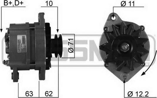 Wilmink Group WG2011655 - Генератор autospares.lv