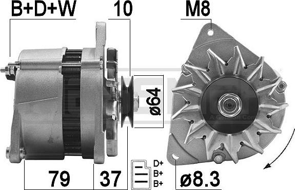 Wilmink Group WG2011667 - Генератор autospares.lv