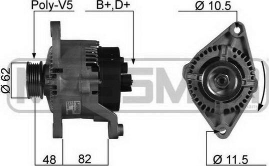 Wilmink Group WG2011605 - Генератор autospares.lv