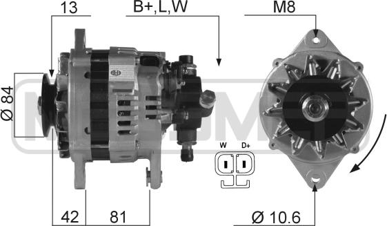 Wilmink Group WG2011616 - Генератор autospares.lv