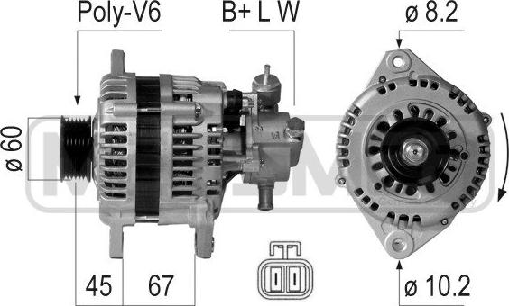 Wilmink Group WG2011627 - Генератор autospares.lv