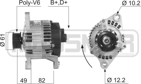 Wilmink Group WG2011677 - Генератор autospares.lv