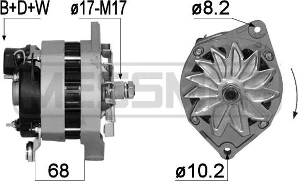 Wilmink Group WG2011095 - Генератор autospares.lv