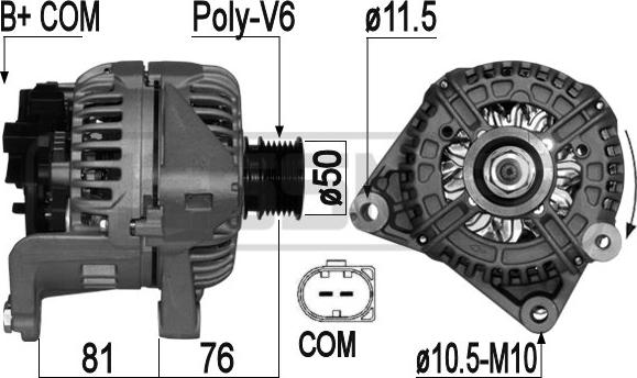 Wilmink Group WG2011019 - Генератор autospares.lv