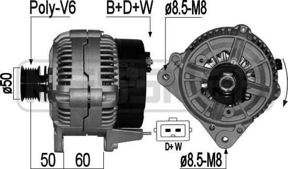 Wilmink Group WG2011010 - Генератор autospares.lv