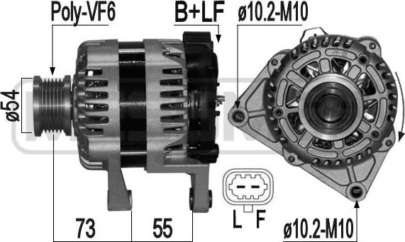 Wilmink Group WG2011082 - Генератор autospares.lv