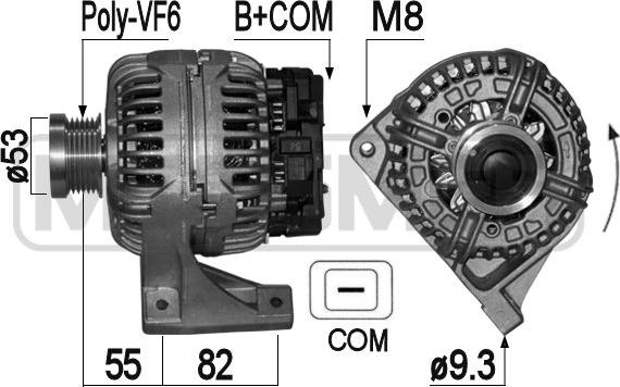 Wilmink Group WG2011025 - Генератор autospares.lv