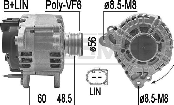 Wilmink Group WG2011144 - Генератор autospares.lv