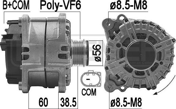 Wilmink Group WG2011153 - Генератор autospares.lv