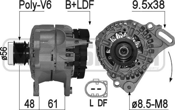 Wilmink Group WG2011105 - Генератор autospares.lv