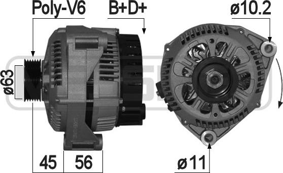 Wilmink Group WG2011103 - Генератор autospares.lv