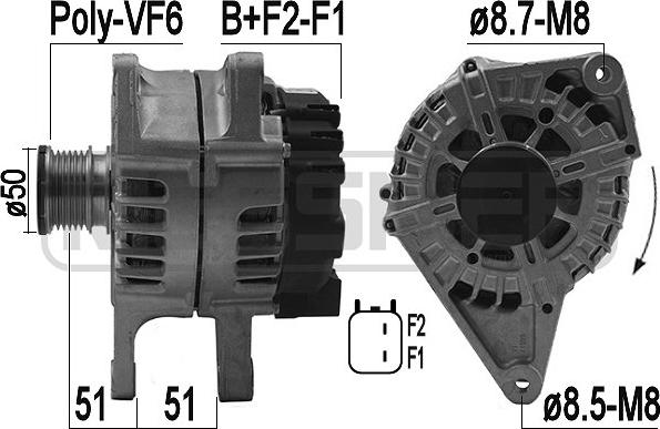 Wilmink Group WG2011118 - Генератор autospares.lv