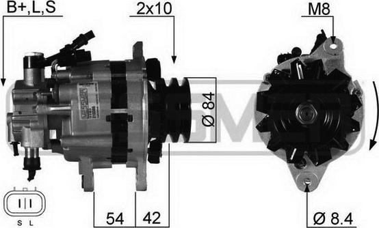 Wilmink Group WG2011849 - Генератор autospares.lv