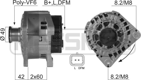 Wilmink Group WG2011806 - Генератор autospares.lv