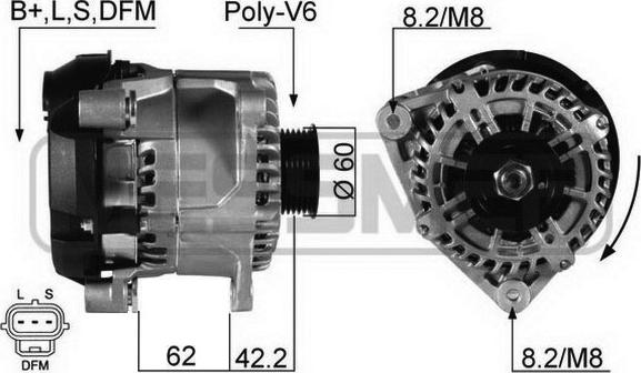 Wilmink Group WG2011823 - Генератор autospares.lv