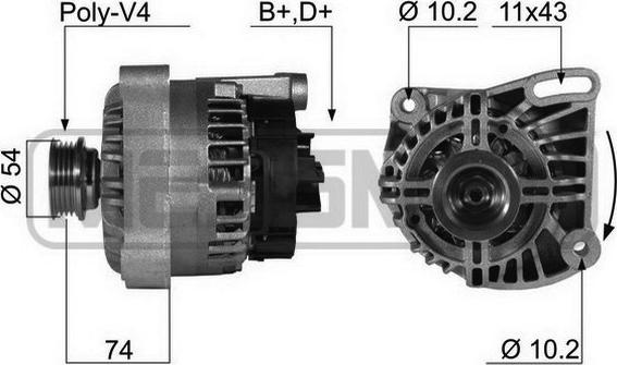 Wilmink Group WG2011870 - Генератор autospares.lv