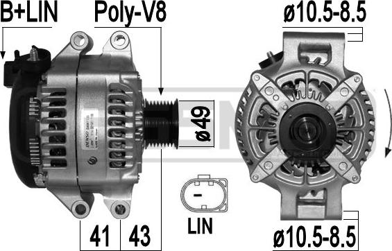 Wilmink Group WG2011390 - Генератор autospares.lv