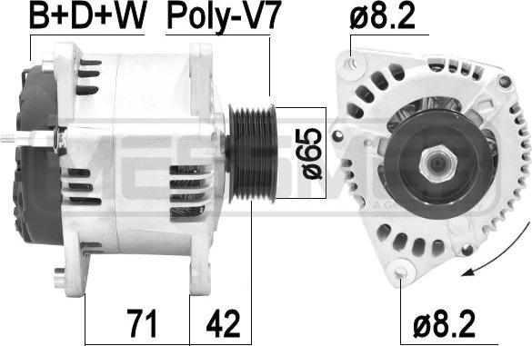 Wilmink Group WG2011356 - Генератор autospares.lv