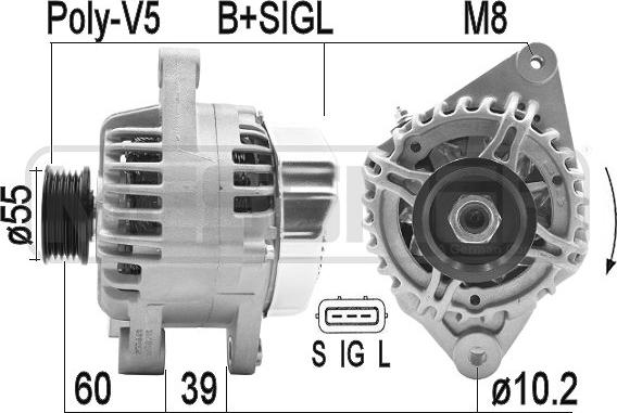 Wilmink Group WG2011380 - Генератор autospares.lv