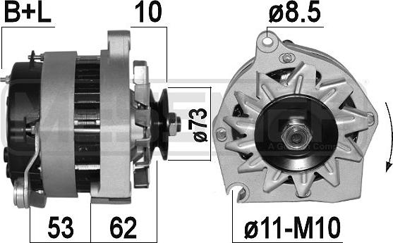 Wilmink Group WG2011336 - Генератор autospares.lv