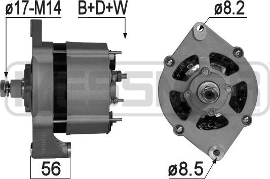 Wilmink Group WG2011207 - Генератор autospares.lv