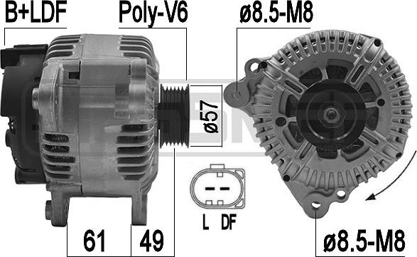 Wilmink Group WG2011235 - Генератор autospares.lv