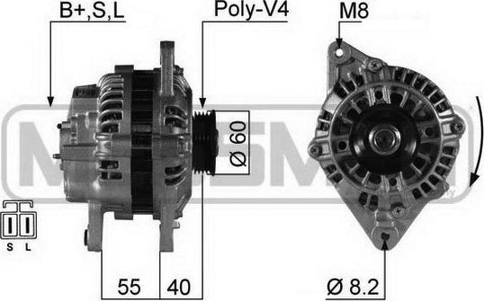 Wilmink Group WG2011750 - Генератор autospares.lv