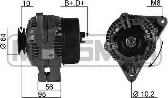 Wilmink Group WG2011706 - Генератор autospares.lv