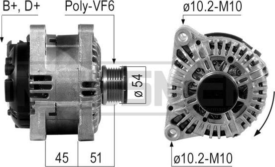 Wilmink Group WG2011707 - Генератор autospares.lv