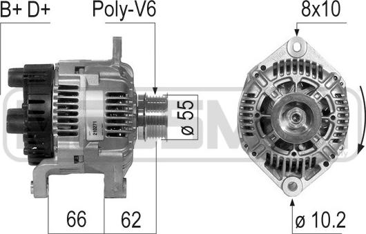 Wilmink Group WG2011738 - Генератор autospares.lv