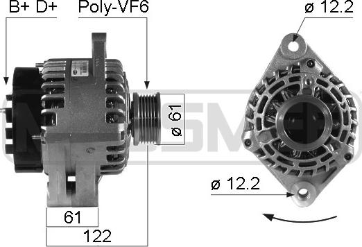 Wilmink Group WG2011779 - Генератор autospares.lv