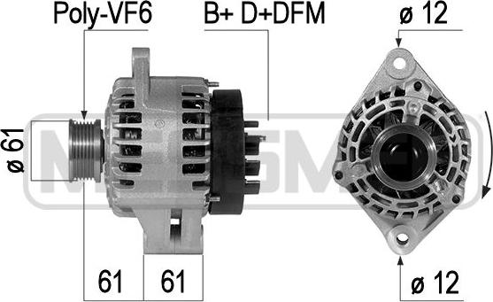 Wilmink Group WG2011777 - Генератор autospares.lv