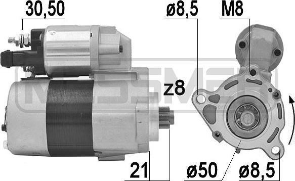 Wilmink Group WG2013463 - Стартер autospares.lv