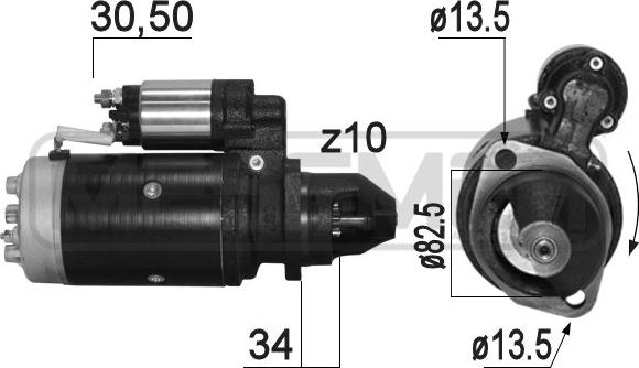 Wilmink Group WG2013425 - Стартер autospares.lv