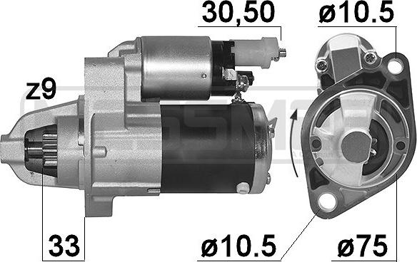 Wilmink Group WG2013552 - Стартер autospares.lv