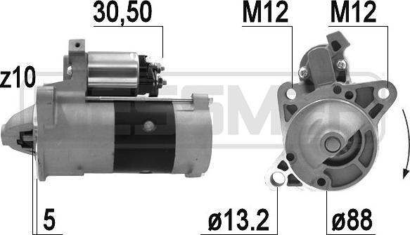 Wilmink Group WG2013513 - Стартер autospares.lv