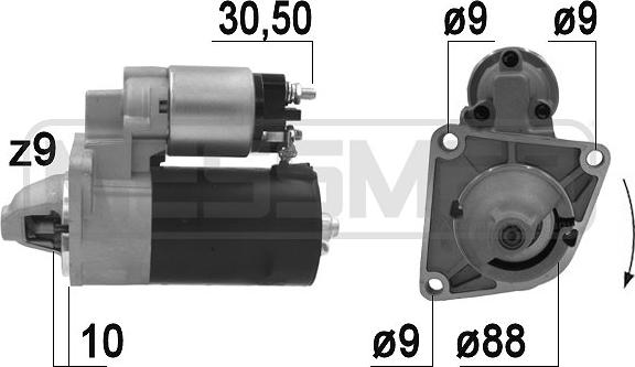 Wilmink Group WG2013512 - Стартер autospares.lv