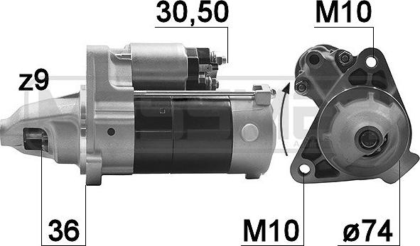 Wilmink Group WG2013539 - Стартер autospares.lv