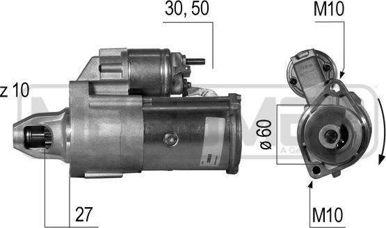 Wilmink Group WG2013098 - Стартер autospares.lv