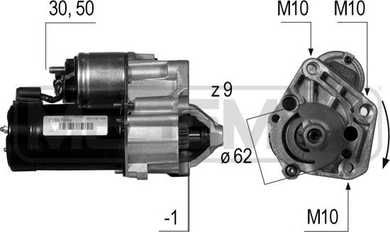 Wilmink Group WG2013026 - Стартер autospares.lv