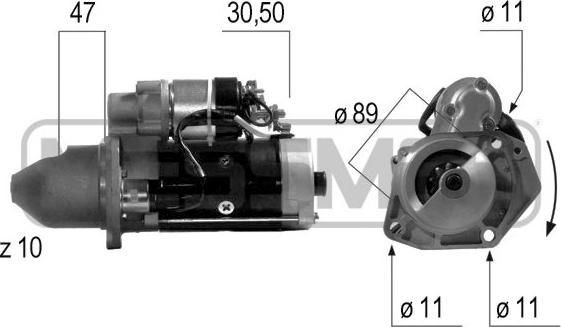 Wilmink Group WG2013070 - Стартер autospares.lv