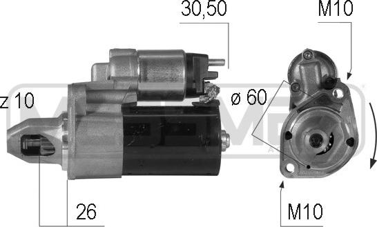 Wilmink Group WG2013157 - Стартер autospares.lv