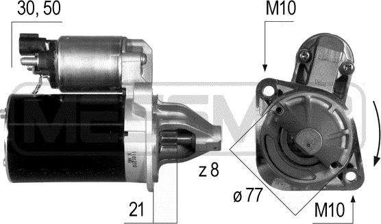 Wilmink Group WG2013105 - Стартер autospares.lv