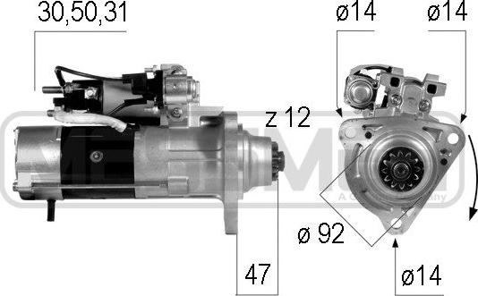 Wilmink Group WG2013131 - Стартер autospares.lv