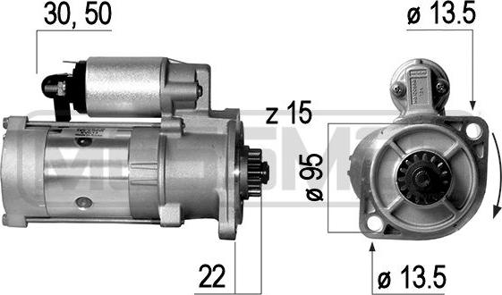 Wilmink Group WG2013138 - Стартер autospares.lv